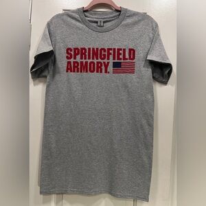 Springfield Armory T-Shirt, Color Gray, Size S